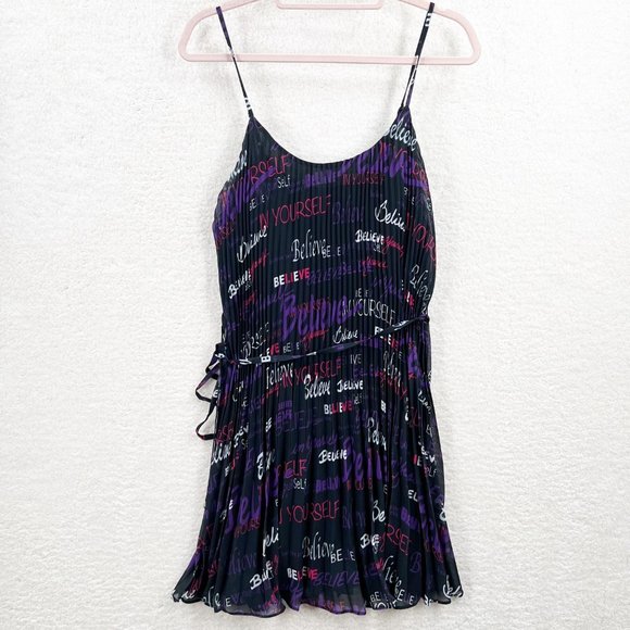 Ramy Brook Dresses & Skirts - RAMY BROOK Printed Melanie Pleated Mini Dress In Believe Print Size M NEW